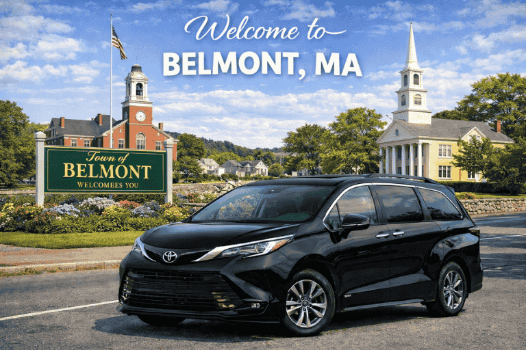 Book a Taxi from Belmont, MA to Boston, MA Today!